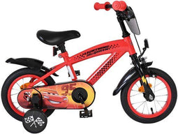 Disney Cars Kinderfiets - 12 inch - Handrem en terugtraprem - Rood