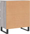 vidaXL - Dressoir - 60x35x70 - cm - bewerkt - hout - grijs - sonoma - eikenkleurig
