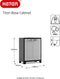 Keter Titan Lage Kast - 2 Planken - 80x44x100cm - Zwart/Grijs