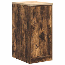 vidaXL - Garagekast - 40x51x85 - cm - massief - grenenhout - gerookt - eiken