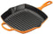 Le Creuset Grillpan Signature - Gietijzer - 26 x 26 cm - Geëmailleerde Anti-aanbaklaag - Oranjerood