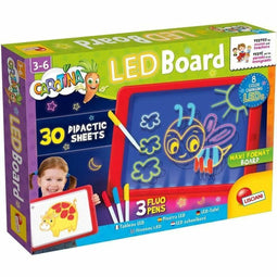 Lichtbord voor tekenen en tellen - LISCIANI - Inclusief FLUO-stiften