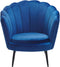 Fauteuil LOVIKKA Fluweel Marineblauw