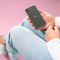 iMoshion Hoesje Geschikt voor Samsung Galaxy A72 Hoesje Siliconen - iMoshion Design hoesje - Transparant / Zwart / Hearts All Over Black