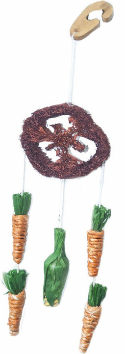 Happy Pet Natural Loofah Dream Catcher - 30 CM