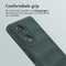 imoshion Hoesje - Geschikt voor Oppo A58 - EasyGrip Backcover - Donkergroen