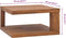 vidaXL - Salontafel - 65x65x33 - cm - massief - teakhout