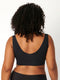 sloggi ZERO Feel - Beha top - Uitneembare cups - Zwart - Maat S
