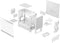 Fractal Design Pop Mini Air - Micro-ATX Behuizing - Gehard glas - Wit