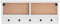 vidaXL - Wandkapstok - SANDNES - wit - 87x12x35 - cm - massief - grenenhout