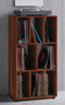 VCM LP Vinyl opbergkast Schaltino - 8 vakken - Noten kleur