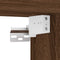 vidaXL - Garagewandkasten - 2 - st - spaanplaat - bruin - eiken