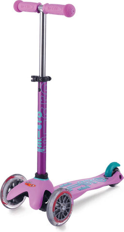 Mini Micro Deluxe - step - verstelbare stuurstang en antislip deck - paars