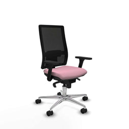 Piqueras y Crespo 3D086N0 - Bureaustoel - Verstelbare hoogte met armleuning en hoofdsteun - Roze