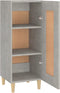 vidaXL - Dressoir - 34,5x34x90 - cm - bewerkt - hout - betongrijs
