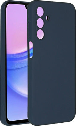 Accezz Samsung Galaxy A15 (5G) / A15 (4G) - Liquid Silicone Backcover - Schokabsorberend - Donkerblauw