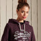 Superdry Vintage Logo Boho - Dames Hoodie met Glitters - Maat S