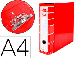 Ringmap Liderpapel AZ16 Rood A4 (1 Stuks)