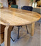 Meubelplaats Eettafel Clément Deens Ovaal 220x110 cm van Mangohout - Elegant en Modern Design