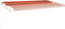 vidaXL - Luifel - automatisch - met - LED - windsensor - 600x300 - cm - oranje - bruin