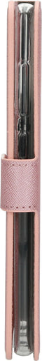 Mobiparts Galaxy A71 (2020) - Wallet Case - Saffiano motief - Roze