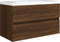vidaXL - Wastafelkast - 80x38,5x45 - cm - bewerkt - hout - bruin - eikenkleur