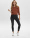 JDYSAGA 34 ZIP TOP JRS NOOS - Top met driekwart mouwen - Rits achterzijde - Normale pasvorm