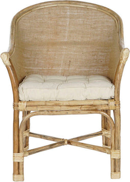 Leunstoel DKD Home Decor Wit Bruin 66 x 50 x 90 cm