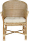Leunstoel DKD Home Decor Wit Bruin 66 x 50 x 90 cm