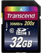 Transcend Premium SDHC kaart 32GB - Class 10 - 30 Mb/s schrijfsnelheid (1 stuk)