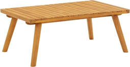vidaXL - Tuintafel - 90x55x35 - cm - massief - acaciahout