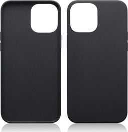 Qubits - Softcase hoes - Geschikt voor iPhone 12 Pro Max - Zwart
