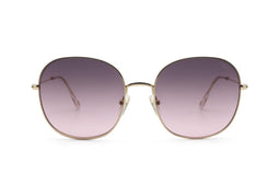IKKI CELESTE 72-2 Dames Zonnebril - Handgemaakt - RVS - Roze