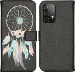 iMoshion Hoesje Geschikt voor Samsung Galaxy A52 (5G) / A52s / A52 (4G) Hoesje Met Pasjeshouder - iMoshion Design Softcase Bookcase - Meerkleurig / Dreamcatcher