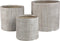 PTMD Paizlie Beige Round Magnesium Pot Line Pattern SV3