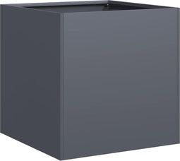 vidaXL - Plantenbak - 40x40x40 - cm - koudgewalst - staal - antracietkleurig