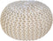 SVJ Poef Rond - 55 x 55 x 37 cm - Kunststof - Beige