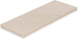 MOOISA - Marmer - dienblad rechthoek S - beige marmer - 10x25cm - rond marmer dienblad - vierkant marmer dienblad - decoratie schaal - tapasplank - serveerplank