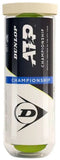 Dunlop ATP Championship - Tennisballen - Gasgevuld - Geel (3 stuks)