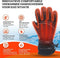 TTD® Verwarmde Handschoenen Deluxe L - PU Leer - 3 Warmtestanden - Water- en Winddicht