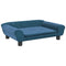 Kinderbank 70x45x26 cm fluweel blauw