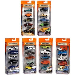 MATCHBOX Pack van 5 voertuigen - C1817 - Kleine auto's - 3 jaar en +