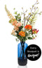 Emerald - Boeket XL Happy Orange - 109cm hoog - Oranje - 12 stelen - Kunstboeket - Zijde boeket