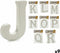 Pincello Letters Jklmnopqr Wit Polyestyreen 2,5 X 22 X 17 Cm (9 Stuks)
