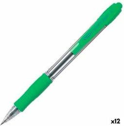Pen Pilot Supergrip 0,4 mm Lichtgroen (12 Stuks)