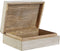 Set decoratieve dozen DKD Home Decor Mangohout 25 x 17 x 8 cm Decapé (2 Stuks)