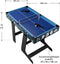 Juskys Multi-Speeltafel 5 in 1 - Biljart Tafelvoetbal Hockey Tafeltennis Basketbal - Benzine