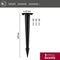 Bolderlamp Accessoires - Grondpin - Metaal - Antraciet