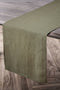 Laura Ashley Kitchen Linen Collectables Tafelloper - Sage groen - Dubbelzijdig Wild Clematis - 40x150cm