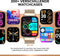 AyeWay Smartwatch - Stalen Band - Waterdicht IP67 - 70 Sportmodi - Roze